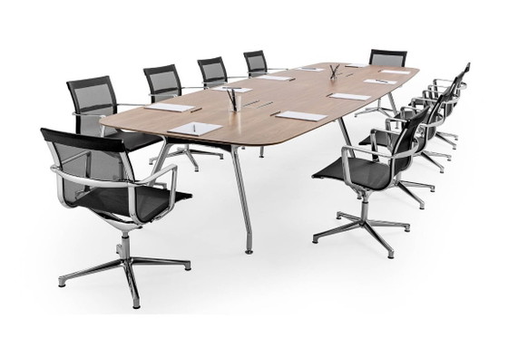 Image 1 of 6x UNA design office chair ICF mesh black netweave