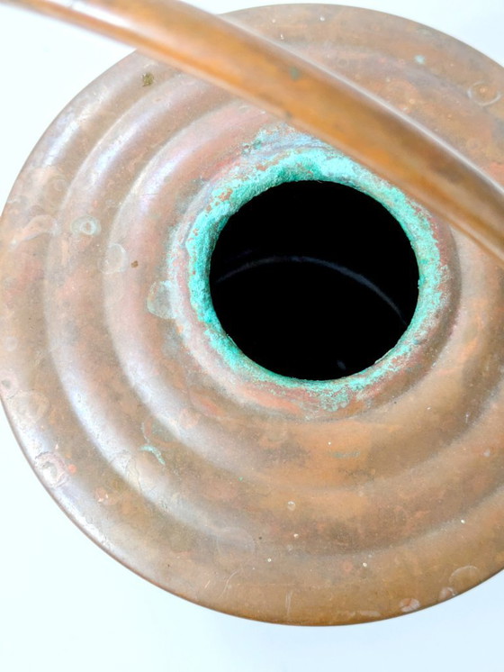 Image 1 of Midcentury Decorative Copper Watering Can | Sculptural Farmhouse Decor