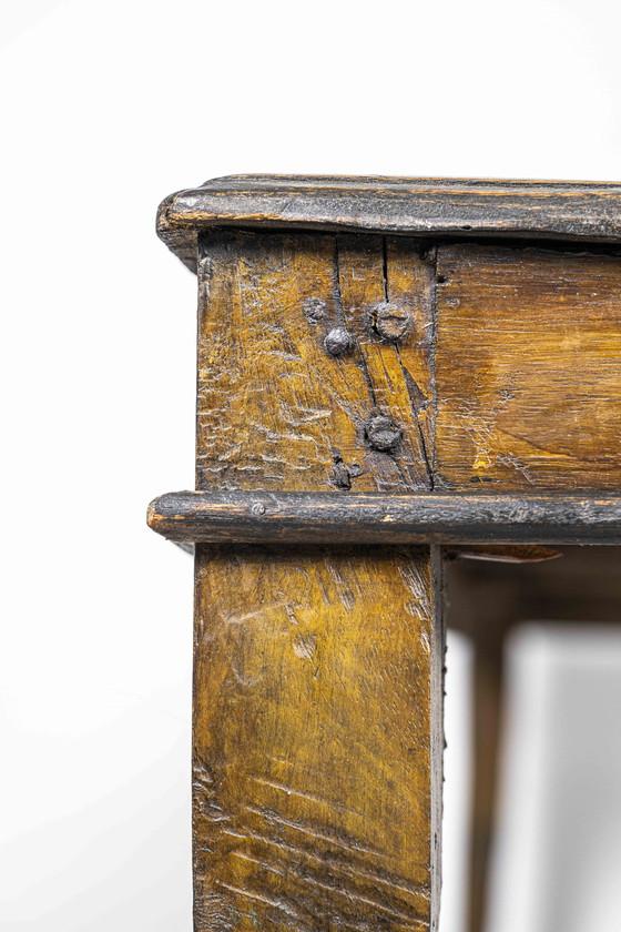 Image 1 of Banc de jardin oriental/banc de salle de bain en bambou