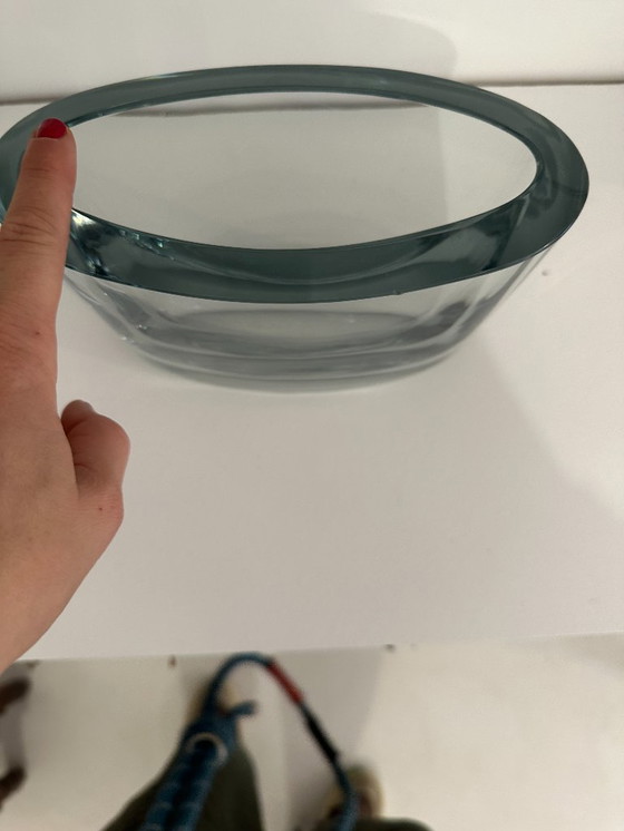 Image 1 of Dikke glazen vaas - Minimalistisch en eigentijds ontwerp