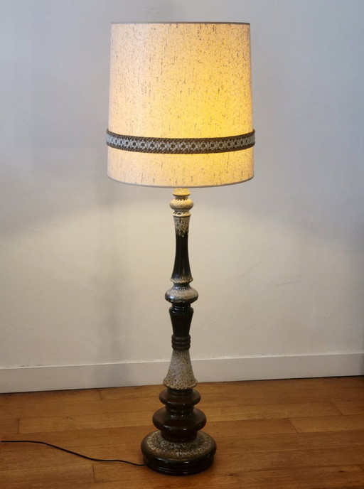 XL keramieken vloerlamp, West Germany, 1960 – vloerlampen, Ceramic