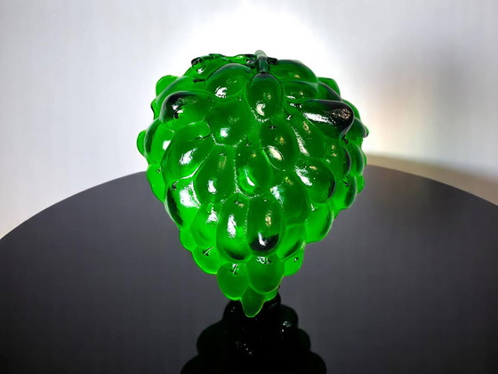 Image 1 of Grüne Vasenschale im Stil einer Weintraube