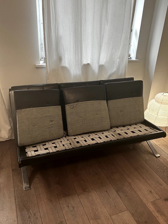 Image 1 of leather vintage sofa mid-century modern