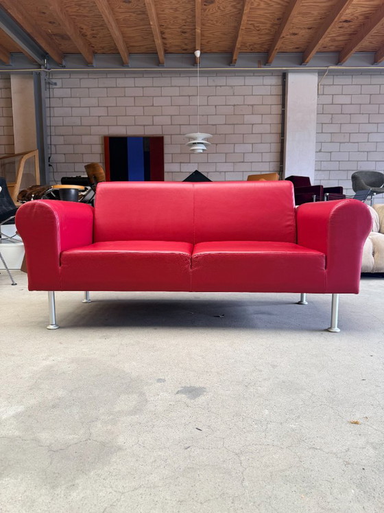Divano a due posti Vitra Morrison (disponibilità: 2) – Divani 2 posti, Leather, Metal (photo 6 of 9)