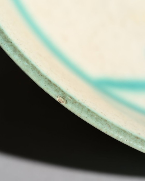 Image 1 of Margarete Heymann-Löbenstein Haël-Werkstätten Art Deco Ceramic Footed Bowl 1930s