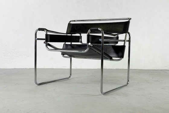 Wassily Fauteuil van Marcel Breuer voor Gavina - 1960 – Chrome, Leather (photo 10 of 10)