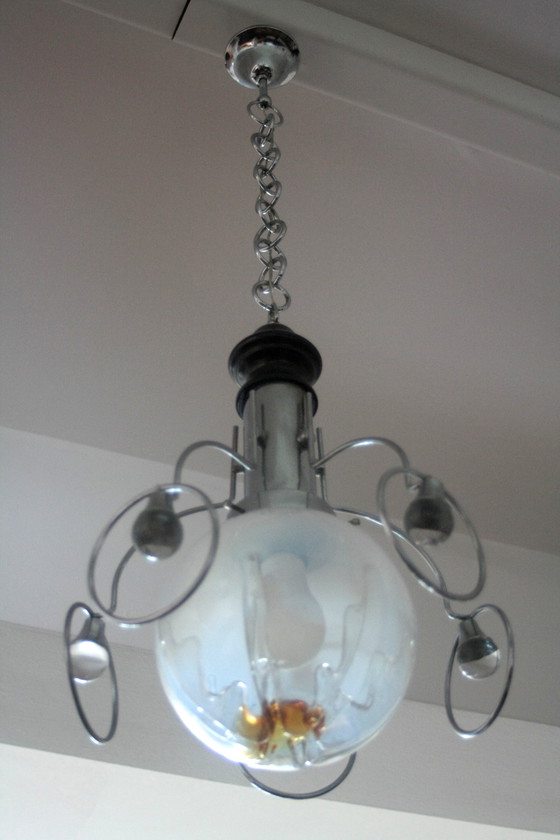 Image 1 of Vintage kroonluchter uit de jaren 70, Italië