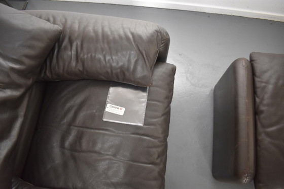 Magnifique Fauteuil Design Cassina Maralunga & Repose-pieds – Leather (photo 13 of 15)