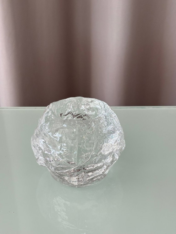 Portavelas Kosta Boda Snowball – Ann Wolff – Cristal artístico sueco – Glass (photo 3 of 8)