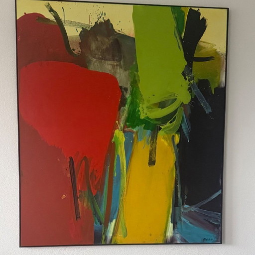 Joanna Gleich – Abstract Painting (150 × 130 cm), February 2001)