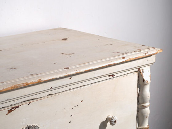 Antique white Provencal style chest of drawers (c.1920) #44 (photo 12 of 40)