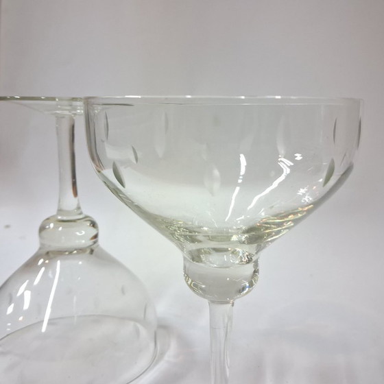Image 1 of Vintage Pair of Coupe Glasses