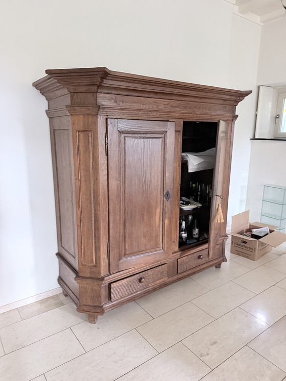 Antiker Eichenschrank – Wandschrank, Wood (photo 4 of 5)