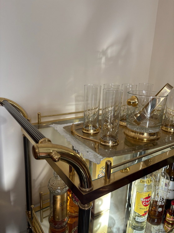 Desserte Vintage Style Hollywood – Laiton, Métal (photo 3 of 5)