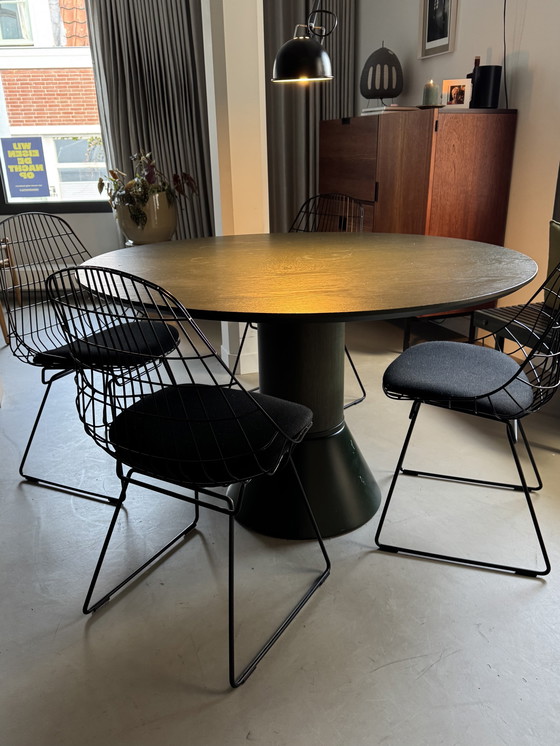 Image 1 of Set van 4 Pastoe SM05 wire eetkamer stoelen 