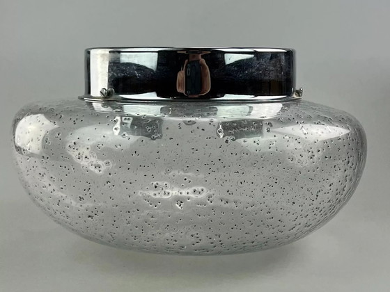 Image 1 of Lámpara de techo de los años 60 y 70, lámpara de pared Plafoniere Hillebrand Space Age Design