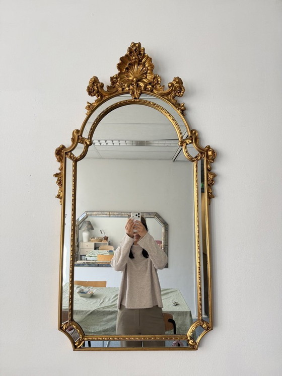 Image 1 of Deknudt Hollywood Regency spiegel 