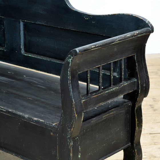 Image 1 of Antique pine drop-top bench, 1900s