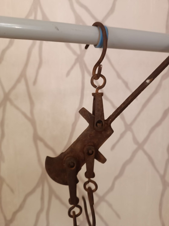 Antique scale, Decorative Objects, Iron, Metal, Brown (photo 7 of 8)