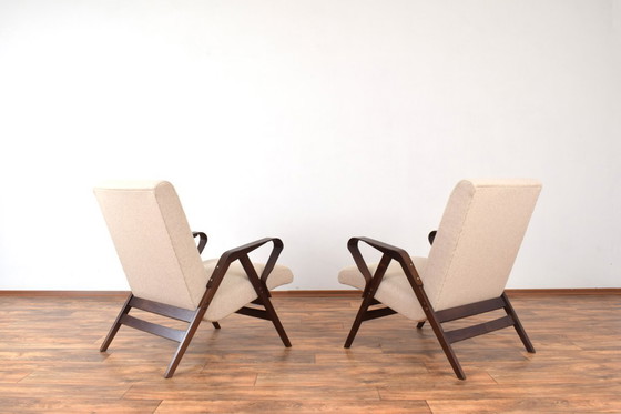 Image 1 of Mid-Century Lounge Chairs van František Jirák voor Tatra, jaren 60, set van 2