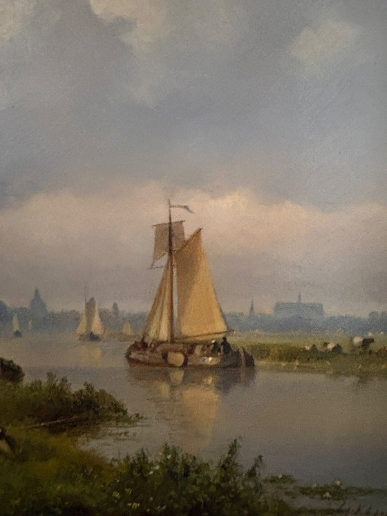Image 1 of Dipinti Estate e Inverno di L.J. Klein (1817-1897)