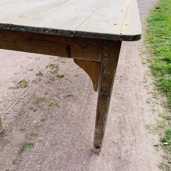 Image 1 of Ancienne Table de Ferme 1m60