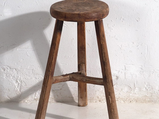 Antique handmade stool (c.1900) #18 (photo 2 of 16)