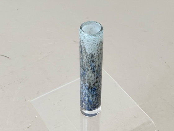Image 1 of Sarner Glas Efeso cylindrical vase, studio glass with Murano influence, 1960s