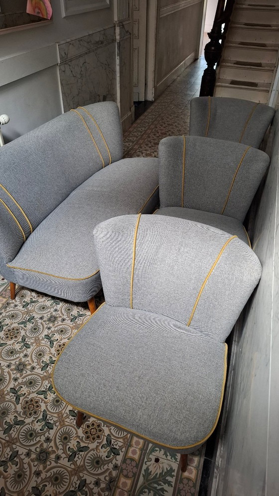 Image 1 of Zeldzame set Expo 58 cocktailzetels