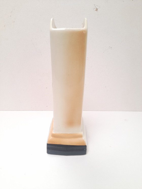Image 1 of Vase Art Déco en céramique tcheque 
