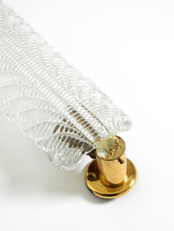 Image 1 of Sehr seltene originale italienische Wandleuchte aus Muranoglas von Barovier & Toso im Mid-Century-Modern-Stil