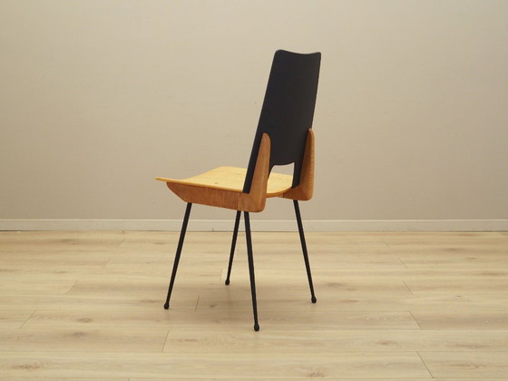 Image 1 of Set van zes stoelen, Italiaans ontwerp, jaren 1950, ontwerper: Carlo Ratti, fabrikant: Legni Curva