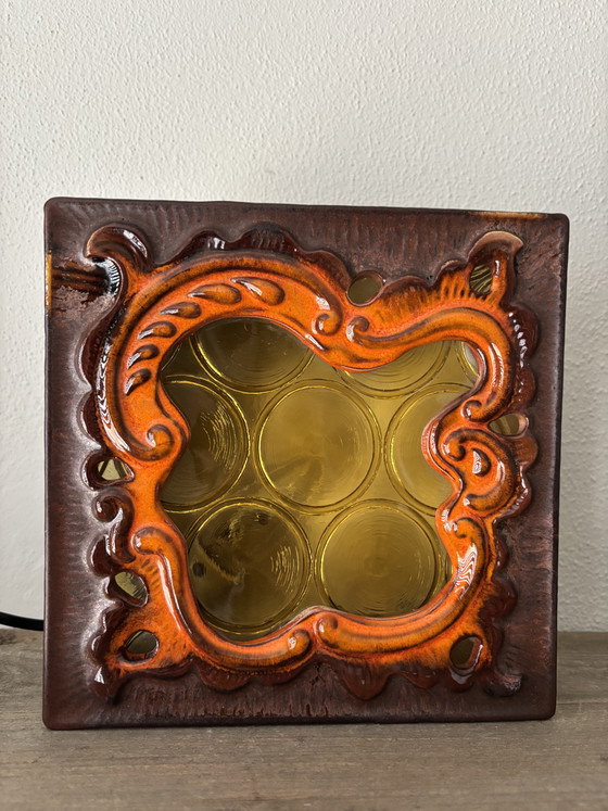 Image 1 of Rara lampada da parete vintage Pan Leuchten Fat Lava, anni '60