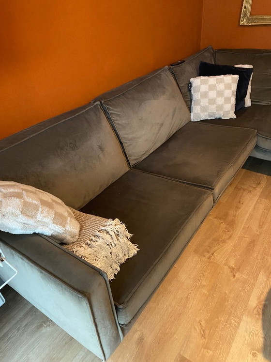 Divano angolare velluto tortora, Woood Dutch Furniture, Divani angolari, Metallo, Talpa, Modern (foto 2 di 6)