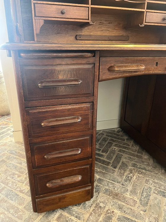 Image 1 of Antique Roller Shutter Desk