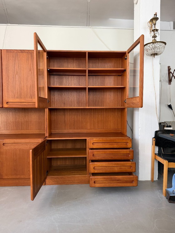 Mobile a parete Dyrlund design danese, Wall Unit, Armadi a muro vintage – Vetro, Legno (photo 6 of 10)
