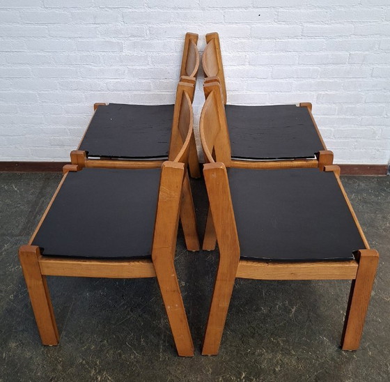 Image 1 of 4 sedie Olaio, modello Milano, disegnate da José Espinho nel 1969