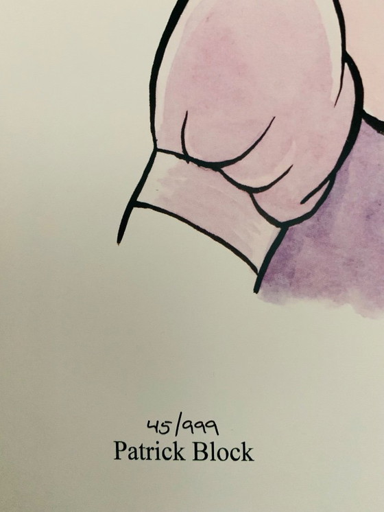 Image 1 of Handsigniert und nummeriert von Patrick Block: "Daisy Duck". Limitiert auf eine Auflage von 999 Stück. Hier #45/999.