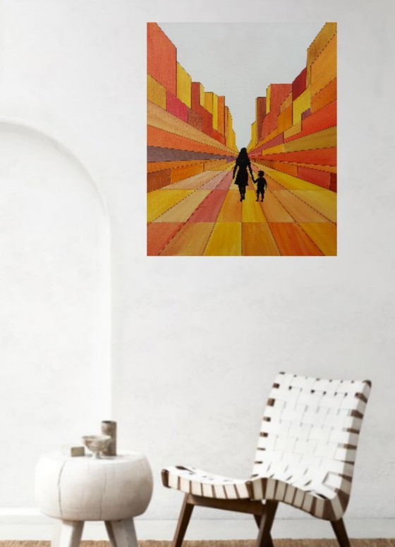 Image 1 of Passage to Elsewhere – Original painting by the artist 2Luss'Art, 12F format