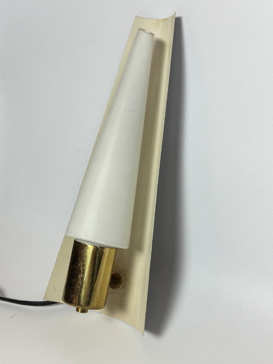 Image 1 of Abat-jour en forme de bougie et douille en laiton, petit accessoire