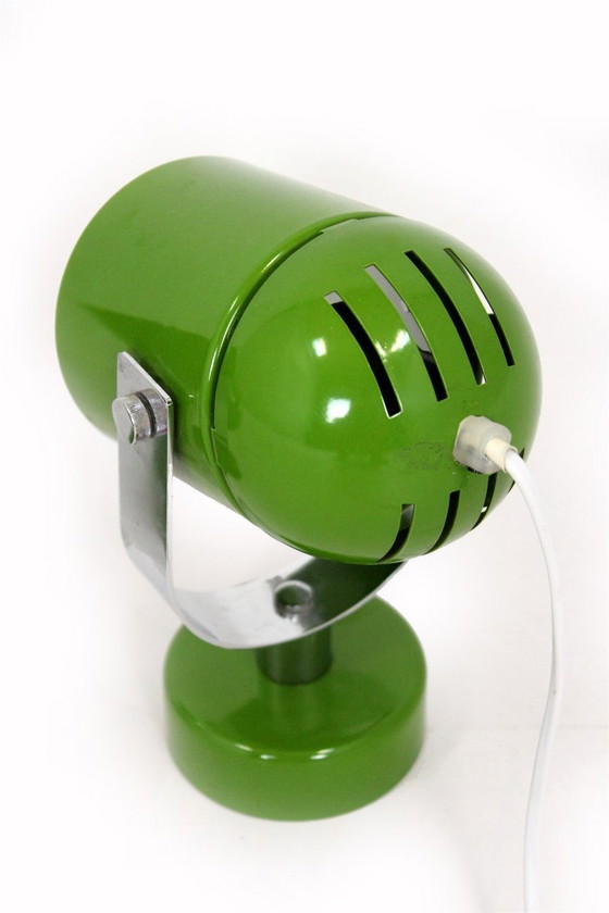 Image 1 of Lampes vertes de style Mid-Century par Stanislav Indra, années 1970, lot de 2