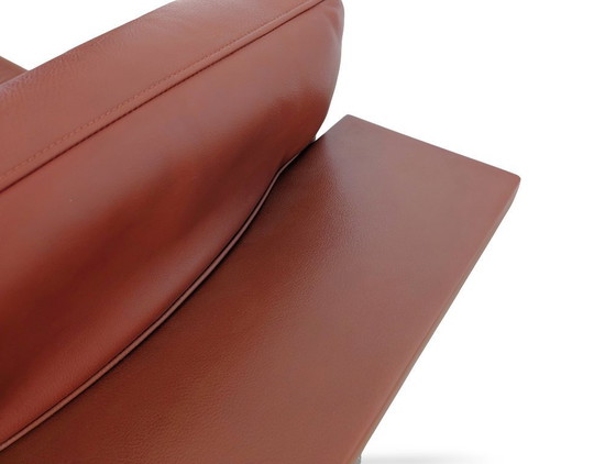 Image 1 of Divano angolare originale Rolf Benz Dono 6100, in pelle di design, marrone