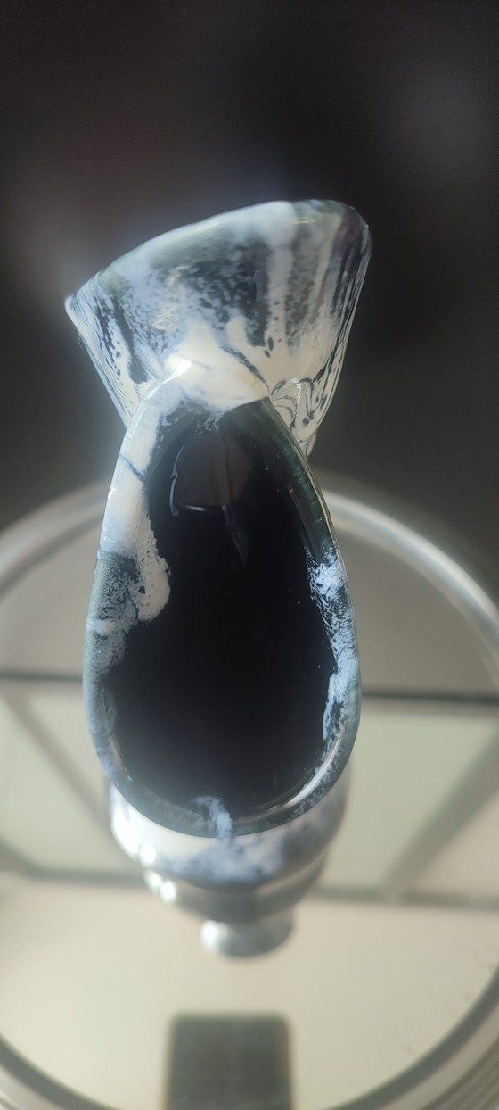 Image 1 of Sculptural ceramic vase Alpho (Alphonse Mouton) 24 cm