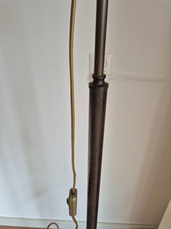 Lampada da terra - Lampada a stelo - Vetro opalino - Berliner - 1 Paralume. – Lampade da terra, Metallo (photo 11 of 15)
