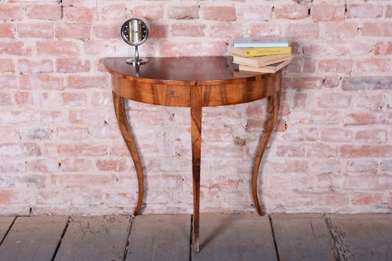 Mesa auxiliar Biedermeier restaurada, Nogal, Pulido renovado, Austria década de 1820, Mesas auxiliares, Madera (foto 6 de 10)