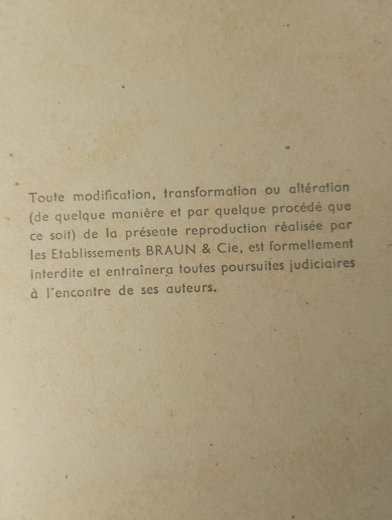 Image 1 of Lithographie des éditions de prestige Braun and cie d un tableau d Edgar Degas cadre bois stuc doré 
