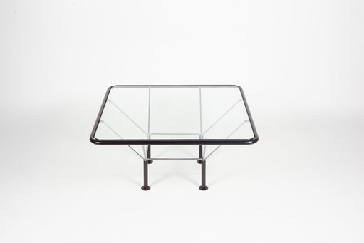 Tavolino da caffè postmoderno minimalista danese di Niels Bendtsen, anni '80.