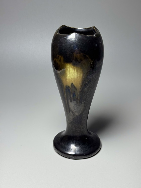 Image 1 of Set – Thulin, 1930s - Art Deco Drip-Glazed « Airain »