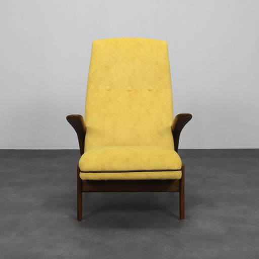 Vintage Armchair Gimson and Slater, 1960s New Upholstered