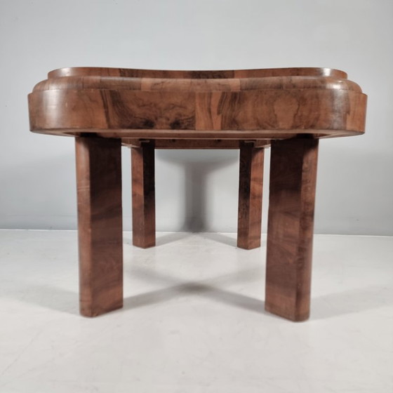 Mesa de madera Art Déco, años 40 – Mesas de comedor (photo 5 of 13)